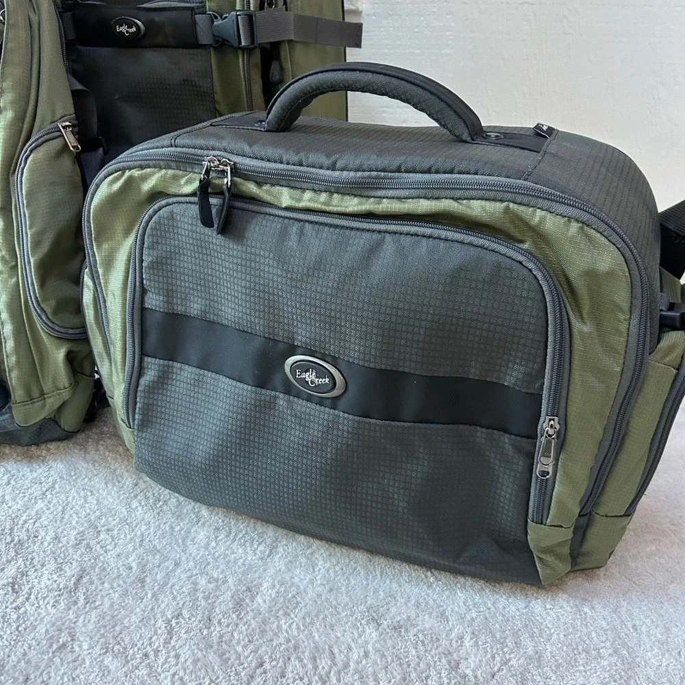 Eagle Creek 3 Piece Travel Set Switchback MAX ES22 w/backpack & CarryOn ES Tote